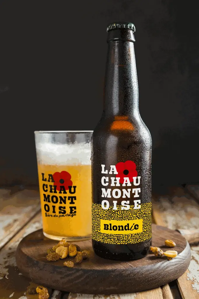 [Carton-24x33CL-B] La Chaumontoise - Blondie (4,9%) (24x33cl Bouteilles (Carton))